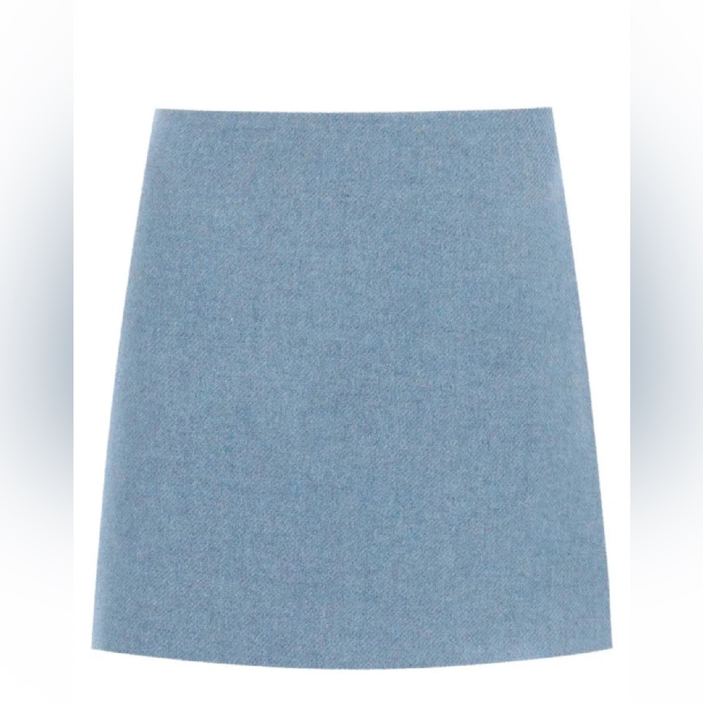 NWT Ganni Mini Skirt in Blue Size DE 38 (S/M)